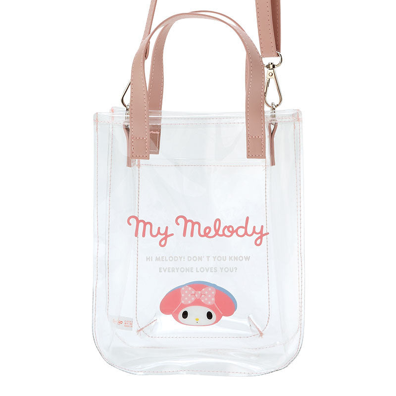 Clear Handbag with Shoulder Strap My Melody Sanrio
