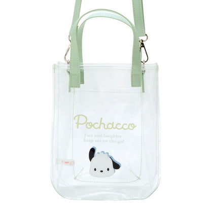 Clear Handbag with Shoulder Strap Pochacco Sanrio