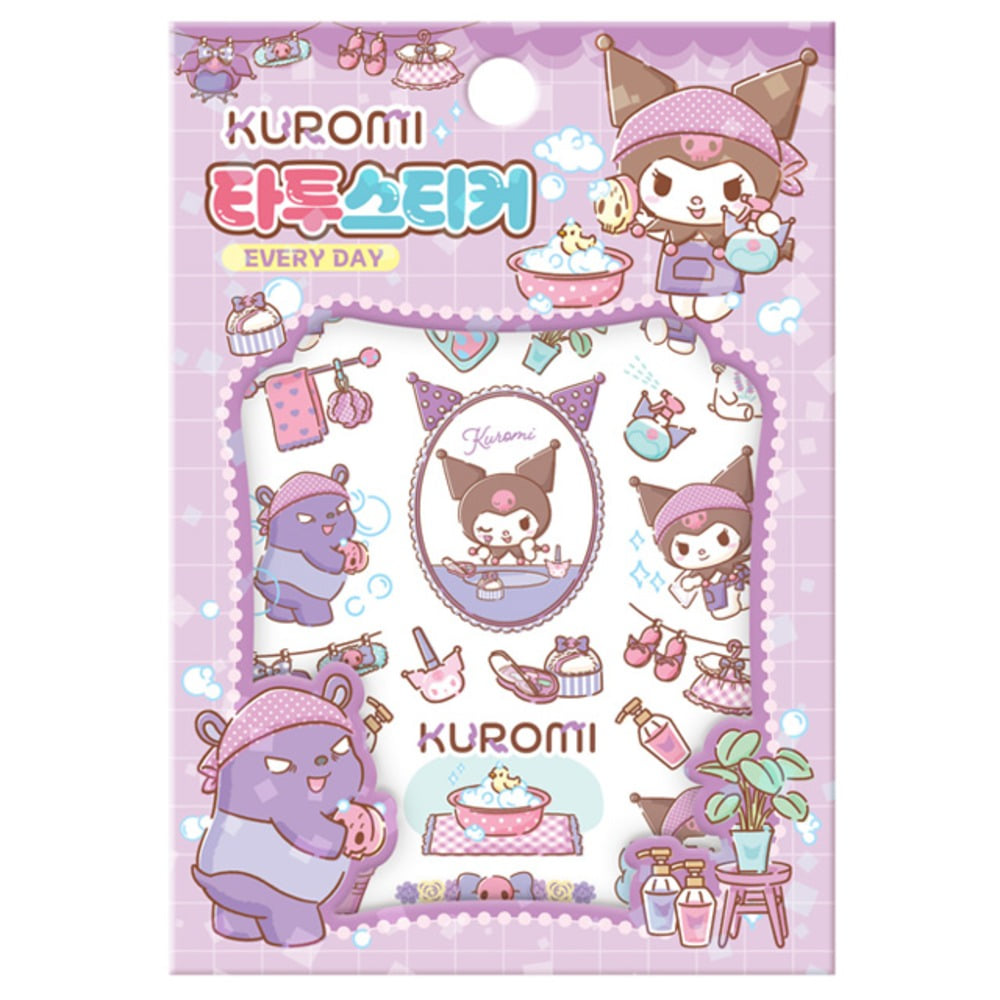 Kuromi Everyday Tattoo Sticker