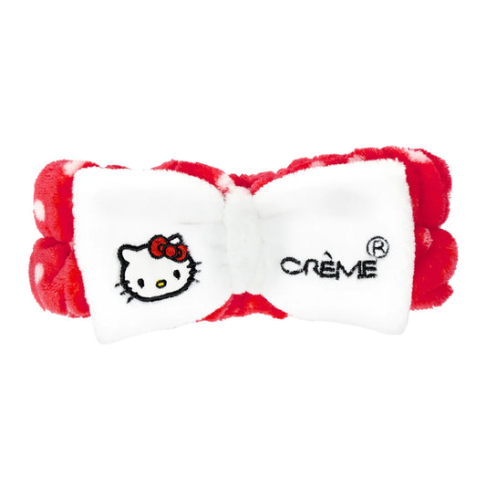 [The Crème Shop] Hello Kitty | Classic White Plush Spa Headyband