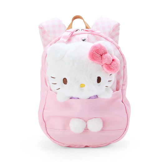 Sanrio Kids Backpack with Plush Toy - Hello Kitty