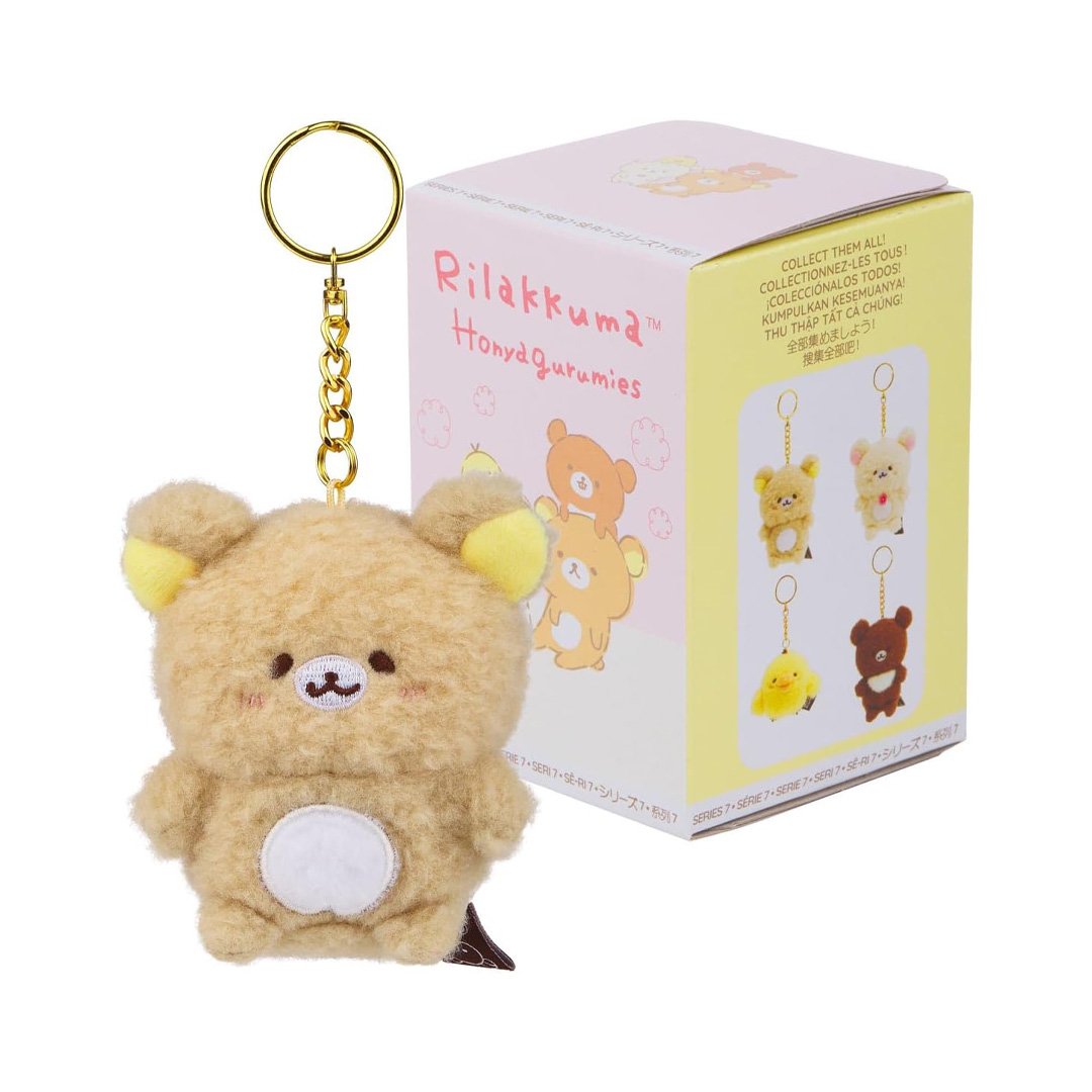 San-X Rilakkuma Honyagurumies 4" Plush Keychain Blind Box