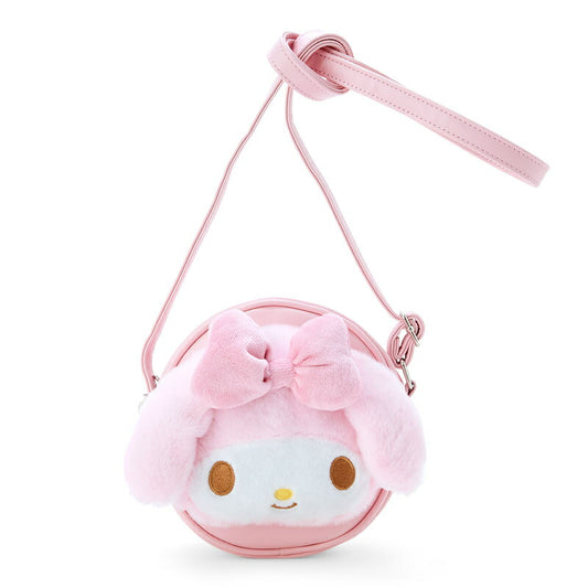 Sanrio Original Kids Face-shaped Plush Pouch - My Melody